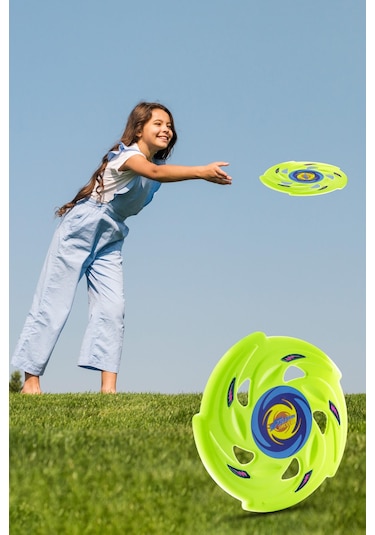 Frisbee Frizbi Fırlatma Diski Disk Atma Oyunu Çocuk Yetişkin Plaj Bahçe Oyuncak 24 Cm 4lü