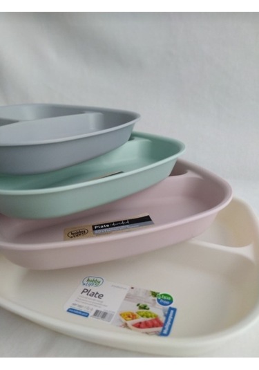 3 Bölmeli Çerez Ve Kahvaltı Tabağı 100 Adet