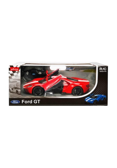 Rastar 1:14 Ford Gt Uzaktan Kumandalı Işıklı Araba - Kırmızı Standart Kırmızı