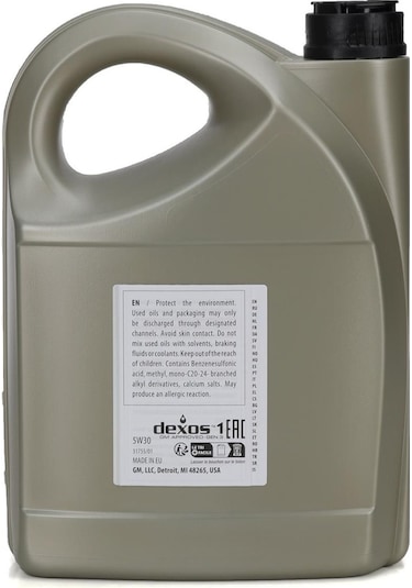 GM 5W30 Dexos 1 Gen 3 Motor Yağı 5 L