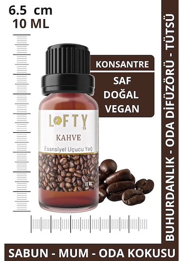 Lofty Kahve Uçucu Yağ Buhurdanlık Esansı Oda Kokusu 10 ML