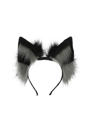 El Yapımı Kurt Tilki Kürk Kulaklı Kostüm Hayvan Parti Kafa Bandı Cadılar Bayramı İçin Çok Renkli