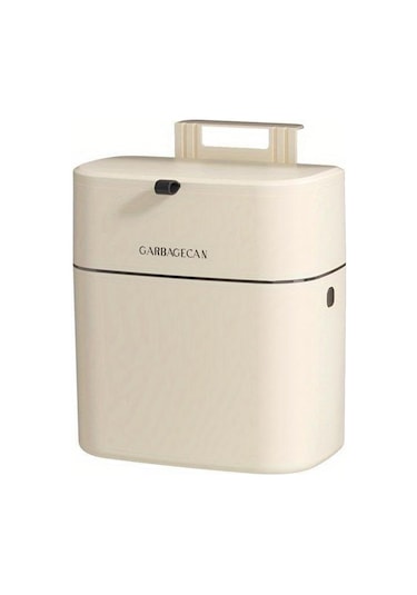 Yaratıcı Duvara Monte Asılı Çöp Kovası Mutfak Dolap Kapağı Kapaklı Mutfak Çöp Kovaları Çöp Kovası Ev Diğer