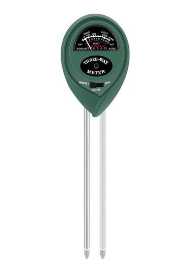 Qingmipy 3-in-1 Toprak Test Cihazı: Ph, Nem Ve Işık Seviyesi Ölçer - Bahçe Ve Saksı Bitkileri İçin Yeşil