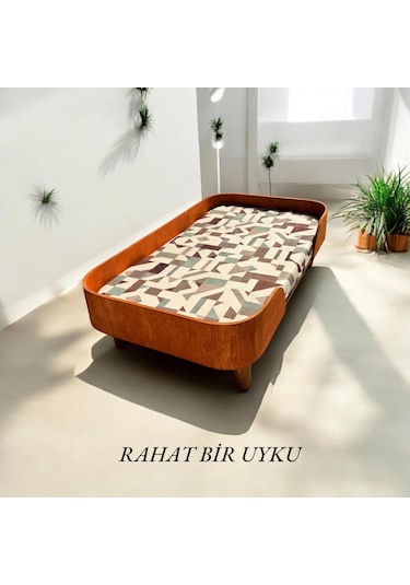 Ed Pet Dizayn Barcelona Kedi Köpek Yatağı Ceviz 40 x 70 CM
