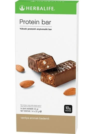 Herbalife Protein Bar Vanilya Aromalı Bademli Vanilya Aromalı 14'