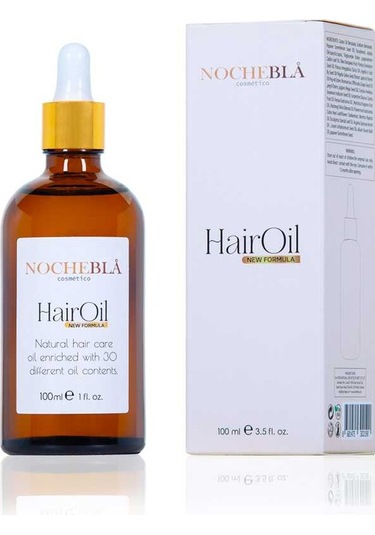 Nochebla Hair Oil Onarıcı Besleyici ve Güçlendirici Doğal Saç Bakım Yağı 100 ML