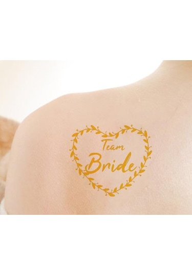 10 Ad Team Bride Geçici Dövme Bekarlığa Veda Bride To Be Dövmesi