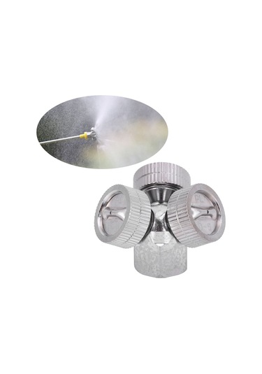 G3/8 Diş 3 Başlı Sis Nozulu Huiliang