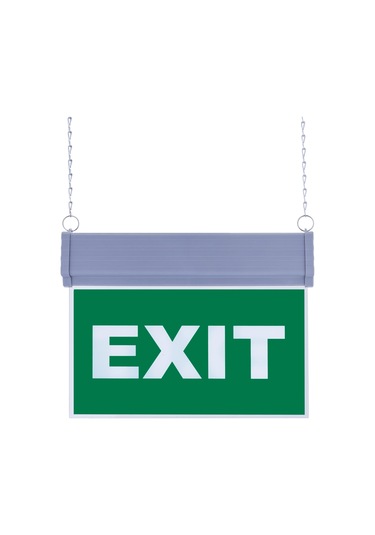 Sg051-d1 Çift Yönlü Acil Yönlendirme Armatürü Zincirli Exit Yeşil