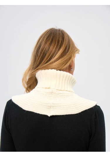 Berrygo Örgü Kış Yeleği 283879745 Beyaz