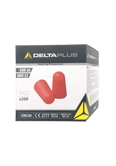 Delta Plus Conıc200 Ipsiz Kulak Tıkacı 200 Çift