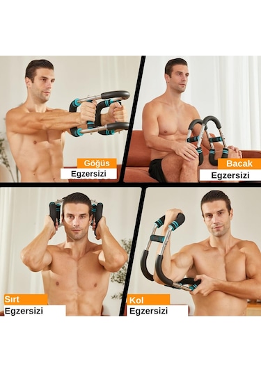 Vücut Antrenmanı Ayarlanır Dirençli Bar Kol Bacak Bilek Omuz Göğüs Kas Güçlendirici Egzersiz Aleti