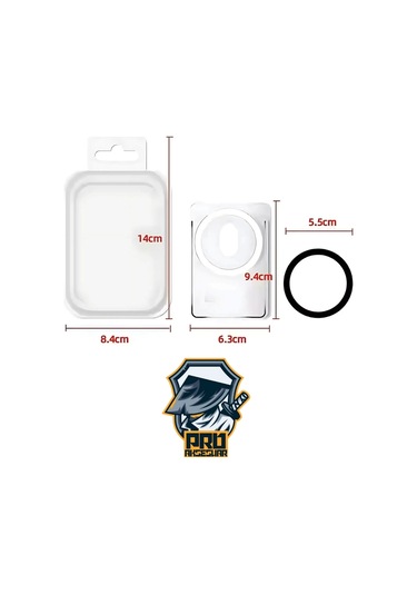 İphone Uyumlu  12-13-14-15-16 Pro-max - Samsung Uyumlu Magsafe Kartlık Manyetik Cardsafe Şeffaf Kredi