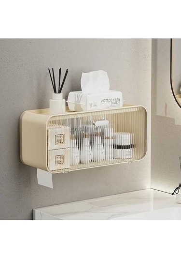 Maoyaya Büyük Kapasiteli Tuvalet Rafı, Güzel Tasarım Duvara Monte Çok Renkli Çok Renkli