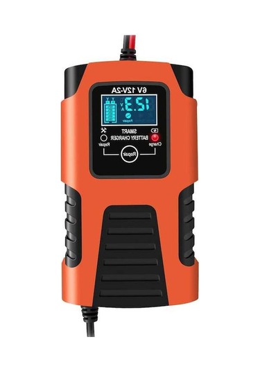 Ganzhoushop Turuncu Tam Şarj Otomatik Dabey Cihazları Araba Akü Akıllı 6v/2a 12v/2a Kx