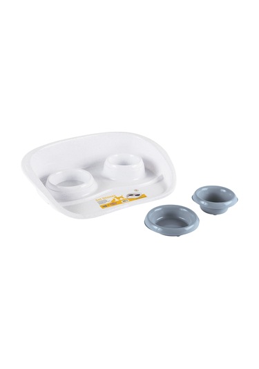 İkili Mama Kabı 300ml + 250ml