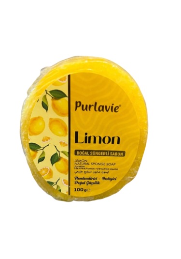 Purlavie Süngerli Limon Sabun Limon