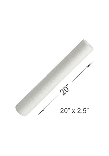 20 Inç 5 Mikron Spun Sediment Su Arıtma Filtresi