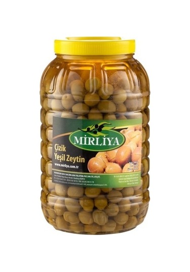 Mirliya Çizik Yeşil Zeytin 2 KG