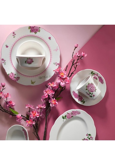 Kütahya Bone Olympos 28 Prc Kahvaltı Tkm.9829 Beyaz