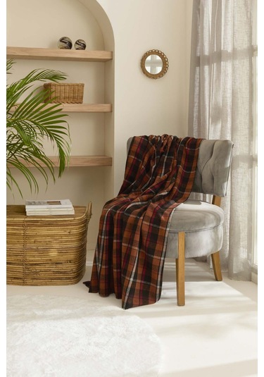Karaca Home Flanel Throw Tv Battaniyesi Beyaz/kırmızı Kırmızı