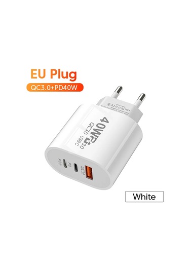 Dawndesslo 40w 3 Portlu Usb C Hızlı Şarj Cihazı Pd Qc3.0 Adaptör Samsung Xiaomi İphone Uyumlu Ildistribütör Garantili