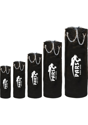 Pars Boks Torbası Kum Torbası İçi Dolu Siyah 70 X 25 Cm Siyah