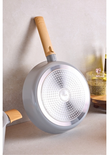 Danish Cook Grey İndüksiyon Tabanlı 7 Parça Tencere Seti Gri