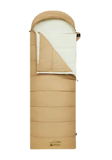 Nurgaz Campout 4 Mevsim Uyku Tulumu Sökülebilir İçlikli Sarı