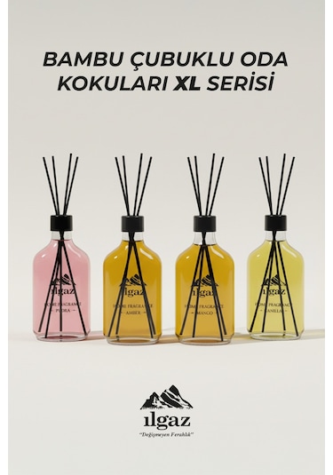 Vanilya Bambu Çubuklu Oda Kokusu 200 Ml Xl Red Diffuser Amber