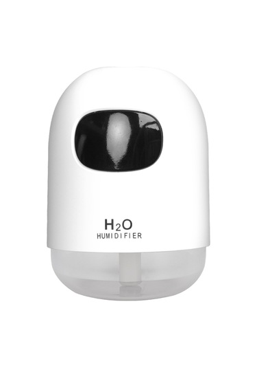 Suofeng Usb Beslemeli Aromaterapi Işıklı Hava Nemlendirici, 2 Sprey Modu, Renkli Gece Lambası, 200ml Kapasite, Mini Boyut Beyaz