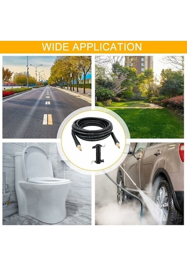 Tongxida Karcher Yedek Hortum K2-k7 6m Yüksek Basınçlı Temizleme Hortumu, Hızlı Bağlantı Ve Bırakma, Uygun K2-k7 Modelleri İç