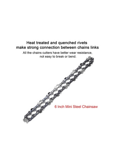 Hallow Geevorks-1 Adet 6" Mini Çelik Testere Zincirleri Elektrikli E21149