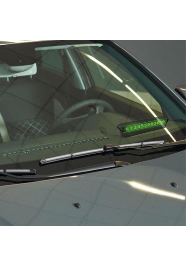 N&m Store Pratik Fosforlu Telefon Numarası Yamzak İçin Araç İçi Oto Numaratör Numaralık