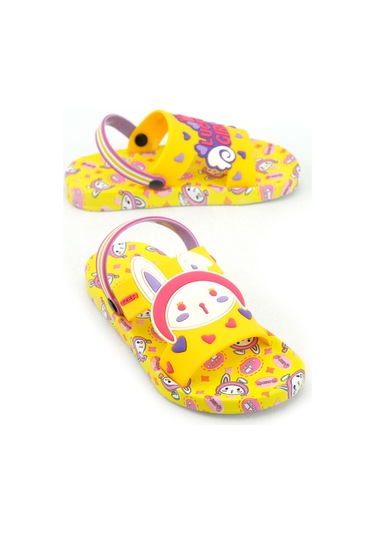 Gezer Yazlık Kız Çocuk Islak Zemine Uygun Lucky Girl Günlük Havuz Plaj Terlik-sandalet Gt6yfe.14236.00.026.l2 Sarı