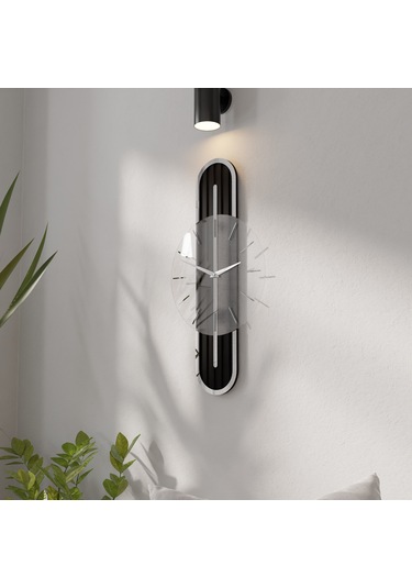 Minimal Şeffaf Pleksili Premium Lüx Duvar Saati Şeffaf