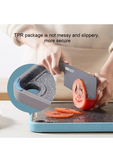 Dancemonkey Oou Antibakteriyel Küfe Dayanıklı Kesme Tahtası Mavi M, Pratik Tasarım Mavi