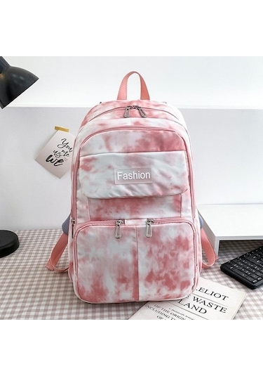 Luckydog Moda Mavi Büyük Serin Kadın Okul Sırt Çantası, Kız Kolej Kullanışlı Bayan Dizüstü Çantası Mavi