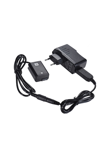 Dofolink Sony Kameralar İçin Np-fw50 Sahte Batarya + 5v 3a Ac Adaptörü Eu Şarj Aleti, 100-240v - Kısa Devre, Aşırı Gerilim Ve Akım Koruma