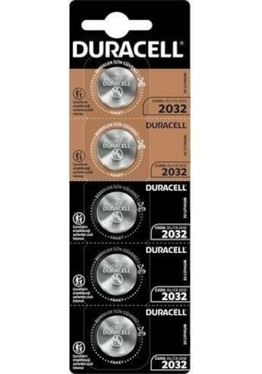 Duracell 2032 Pil 5 Li Kart