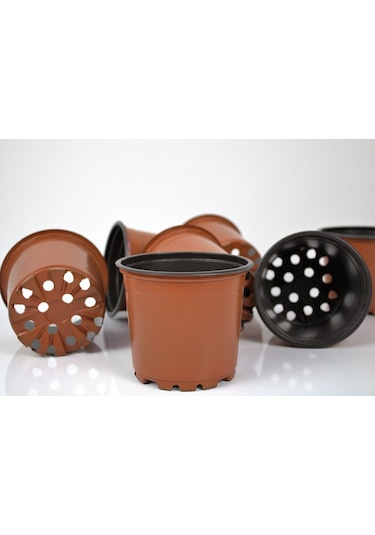 Vakum Saksı 12X10 Cm 100 Adet Üretim Saksı Çiçek Saksı Fide Saksı