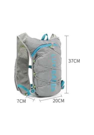 Ultra Hafif Koşu Çantası Yansıtıcı Nefes Alabilen Yürüyüş Sırt Çantası Naylon Açık Hava Spor Maraton Hidrasyon Sırt Çantası Turuncu