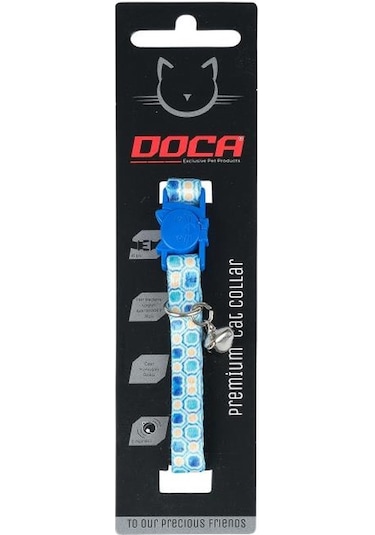 Doca Premium Aqua Desenli Kedi Boyun Tasması
