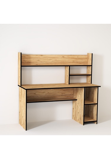 Kalenderdekor1 Kalender Dekor Jimmy 145 Cm Çalışma Masası Jm04 Meşe