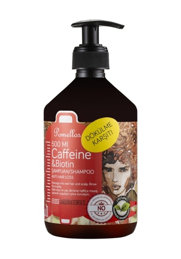 Pomellos Caffeine & Biotin Şampuan 500 ML