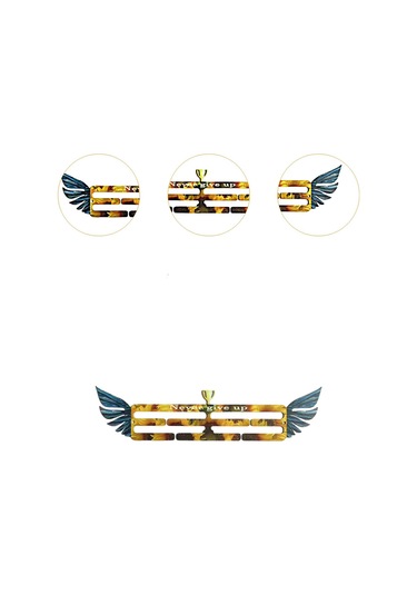 Suntek Madalyalar Dergi Hanger Demir Ödülü Şerit Stil A