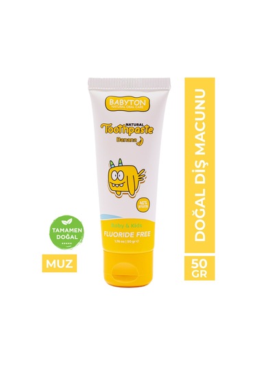 Babyton Muz Organik Diş Macunu 50 G