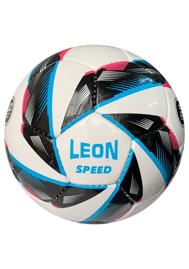 Leon Speed Halı Saha Ve Çim Saha Futbol Topu 5 Numara Mavi Beyaz - Mavi