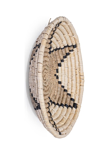 Meander Natural Bambu Afrikan El Yapımı Yıldız Duvar Tabağı Dekoru 8820 Natural-35 X 7 Diğer
